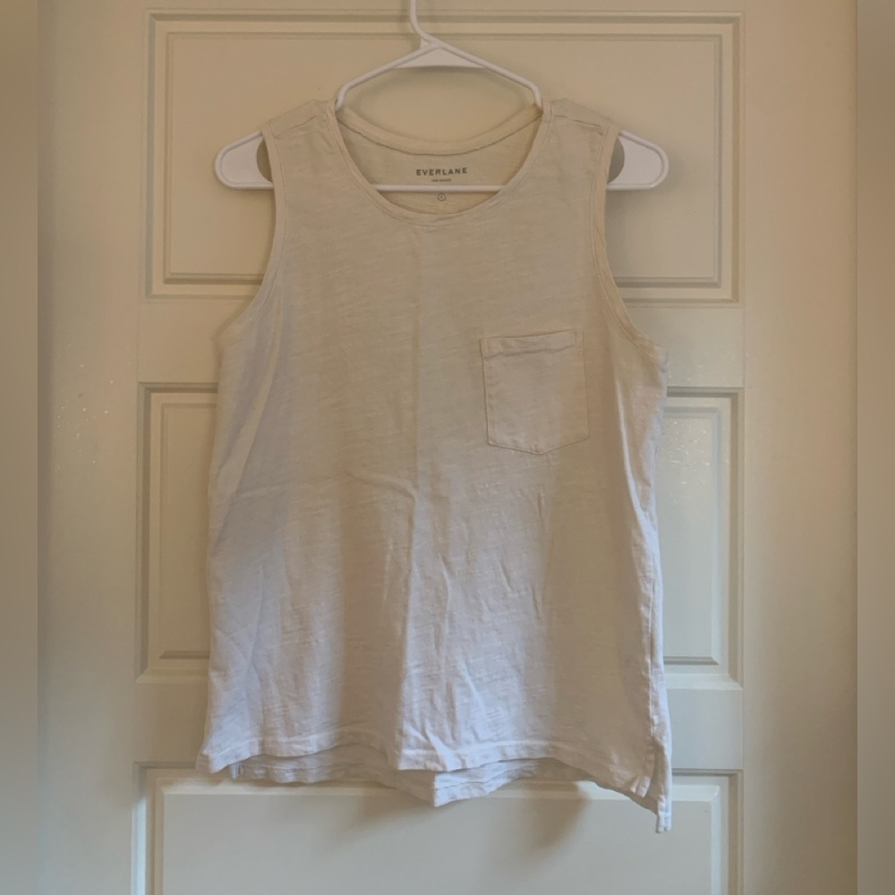 Everlane cream tank - size s